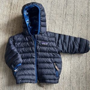 Patagonia reversible down sweater jacket